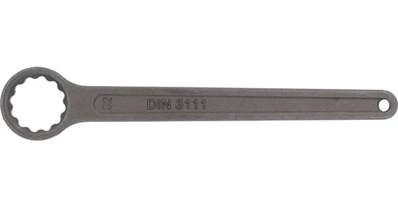 Prosty klucz oczkowy jednostronny ATORN, 26 mm, DIN 3111
