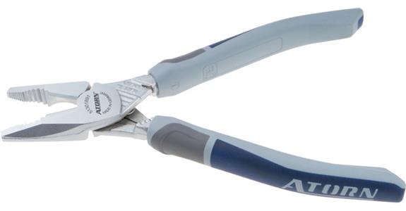 ATORN szczypce ze zwężonymi końcówkami wzmacniane 160 mm, uchwyty 3-składnikowe