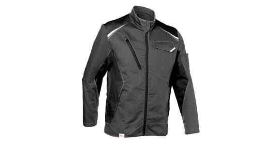 Kurtka IconiQ antracytowa/czarna rozmiar 3XL