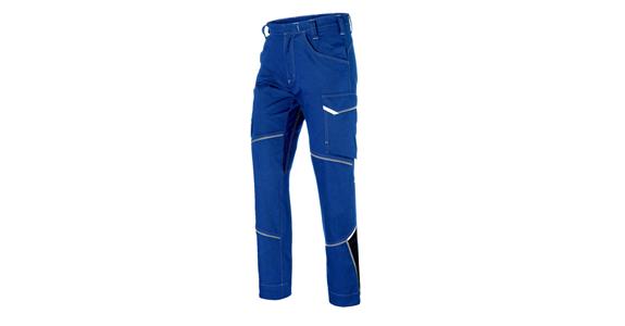 Trousers IconiQ cornflower blue/black sz. 48