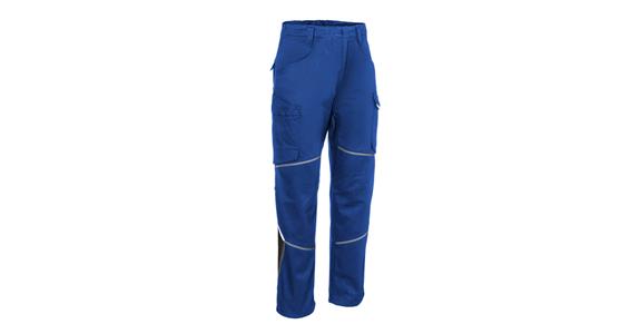 Women's trousers IconiQ cornflower blue/black sz. 42