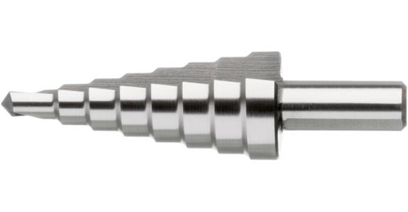 ATORN wiertło stopniowe HSS, z rowkami prostymi, 4,0 mm-12,0 mm, typu 1