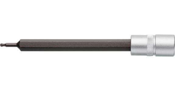 ATORN końcówka wkrętaka 1/4 cala gniazdo sześc. z końc. kul. 5 mm dług. 100 mm