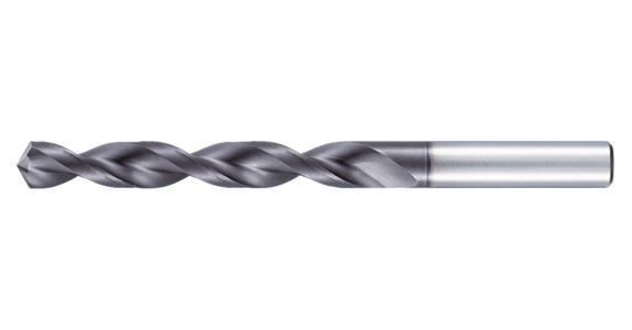 Twist drill bit HSS-E-Co8 AG-coated DIN 338 118° tip angle 5xD dia. 8.1 mm