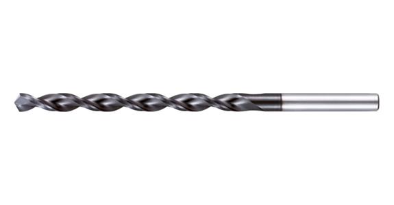 Twist drill bit HSS-E-Co8 AG-coated DIN 339 118° tip angle 10xD dia. 7.9 mm