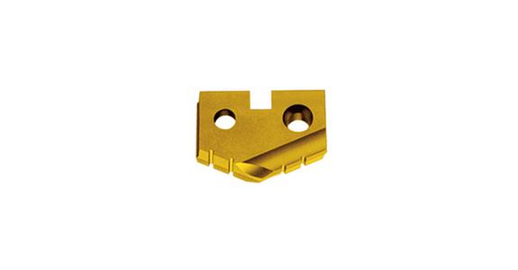 Multiplex indexable insert with chip breaker groove HSS-E-PM+TiN 25.00 mm