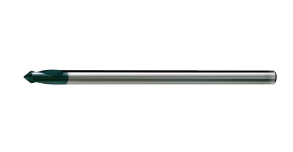 Long NC spotting drill similar to ISO 10898 tip angle 90°, HSS-E+TiCN, 12x170 mm