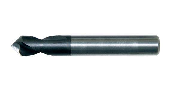 Solid carbide NC spotting drill tip angle 90° solid carbide + TiAlN 4 mm