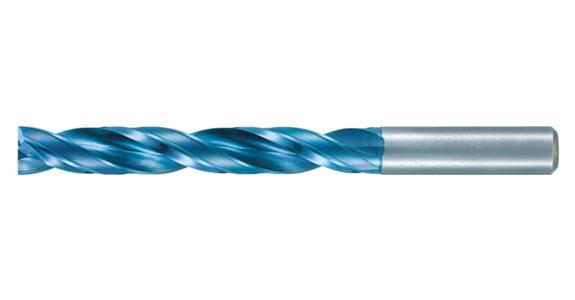 SC flat drill bit 180° AQUA Drill EX Flat 5xD with cooling channel dia. 9.9 mm