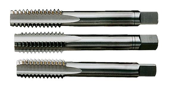 Hand tap set 3 pieces DIN 352 HSS UNC 7/16