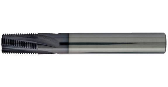 Solid carbide thread cutter pitch 2.00 mm M 20 l=25.0 mm with IC