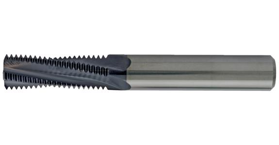 Solid carbide thread cutter G 3/8 inch pitch 19.0 mm I = 41.45 mm with I.C