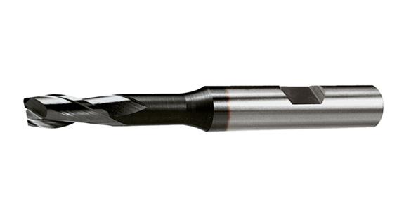Mini-Fräser zyl./1835 B lang 3 Schneiden Zentrumschnitt HSS-E/TiAlN 3,5 mm
