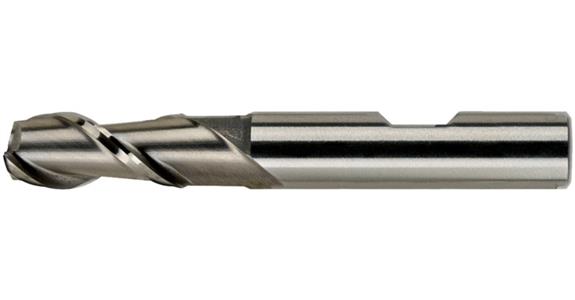 End mill cyl. DIN 844 B type W short 2 cutting edges centre-cutting HSS-E 7 mm