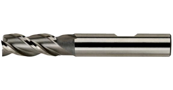 End mill cyl. DIN 844 B type W short 3 cutting edges centre-cutting HSS-E 5 mm