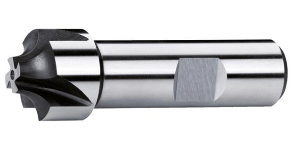 Radius cutter cyl./1835 B DIN 6518 B, 4 cutting edges HSS-E r. 10.0 mm d. 28 mm