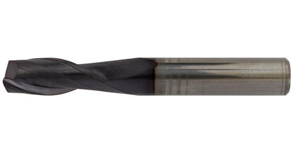 SC square end mill cyl./6535 HA short 2 cut. edges C-cut P20-K40/TiAIN 20 mm