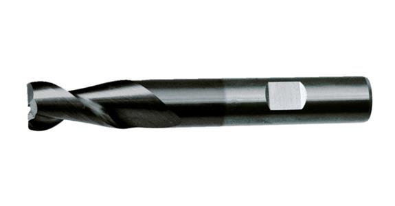 SC square end mill cyl./6535 HB long 2 cutting edges C-cut P20-K40/TiAIN 12 mm