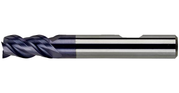 SC square end mill cyl./6535 HB long 3 cutting edges C-cut P20-K40/TiAIN 6 mm
