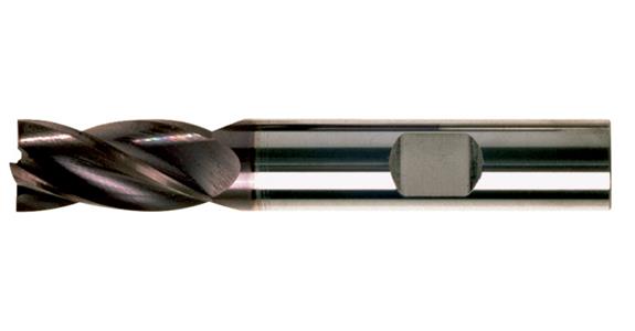 SC square end mill cyl./6535 HB long 4 cut. edges C-cut P20-K40/TiAIN 12 mm