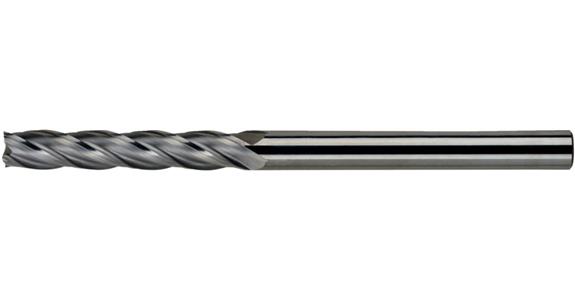 SC square end mill cyl./6535 HA extra long 4 cut. edges C-cut P20-K40 3 mm