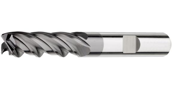 Solid carbide end mill G2 extra long HB 35/38° 25x165 mm