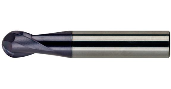 SC radius cutter TiAlN 30° short HA shank T=2 dia. 12 mm