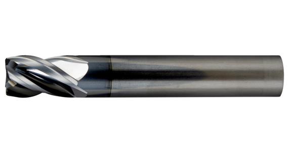 Solid carbide HPC end mill STEEL Varocon-coated Z4 HB shaft dia. 20 mm