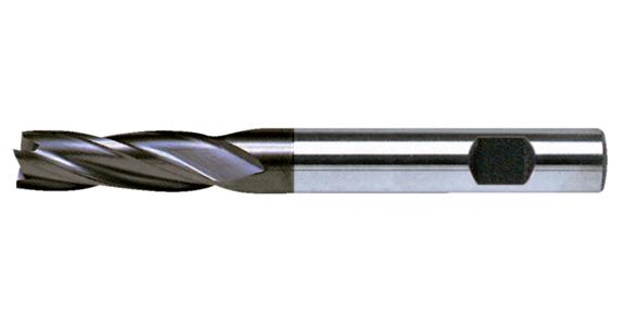 SC end mill cyl./6535 HB long 4 cut. edges c-cut P20-K40/TiAlN 3 mm