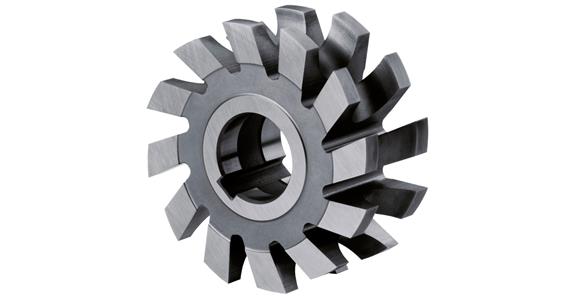 Half-round profile cutter DIN 855 concave HSS-E R 10 mm