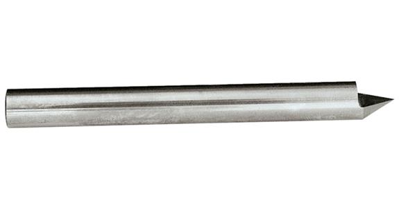 Engraving needle (incision milling cutter) profile D HM/K10 60° 8x80 mm