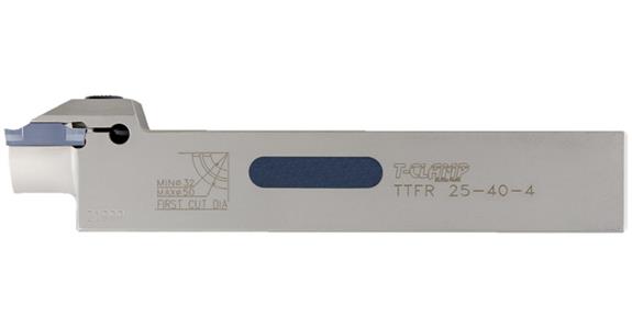 Uchwyt zaciskowy do głęb. rowk. osiowego i czołowego lewy TTFL 25-50-4