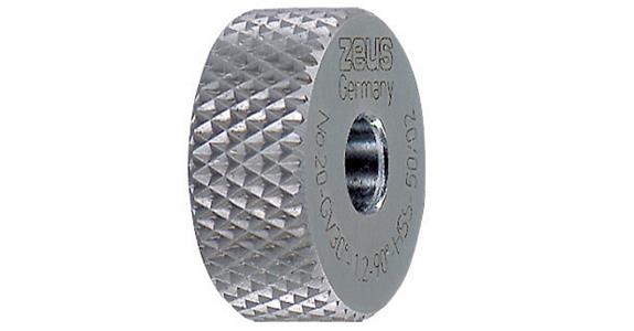 Koło radełk. DIN 403 PM, typ GV 30°, śred. x szer. x otw. 20x8x6 mm, skok 0,8 mm