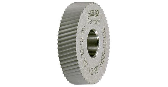 Koło do radełkow. DIN 403 PM typ BL 15° śred. x szer. x otw. 25x6x8 mm skok 1,2 mm