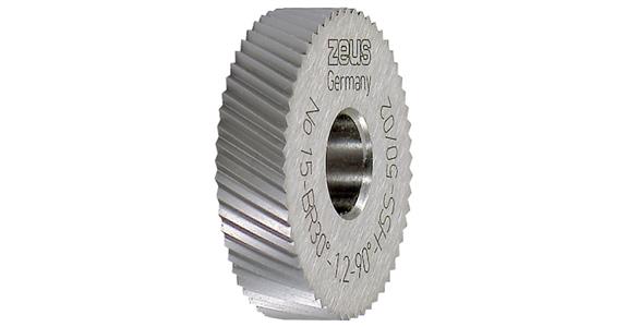 Koło do radełkow. DIN 403 PM typ BR 30° śred. x szer. x otw. 25x6x8 mm skok 1,0 mm