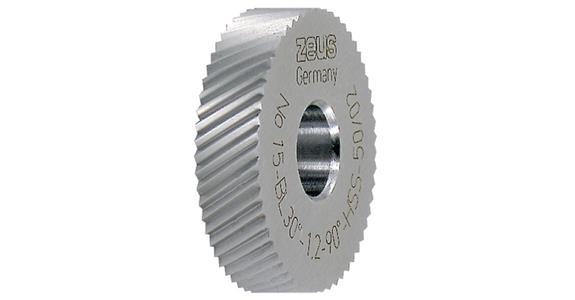 Koło do radełkow. DIN 403 PM typ BL 30° śred. x szer. x otw. 25x6x8 mm skok 1,5 mm