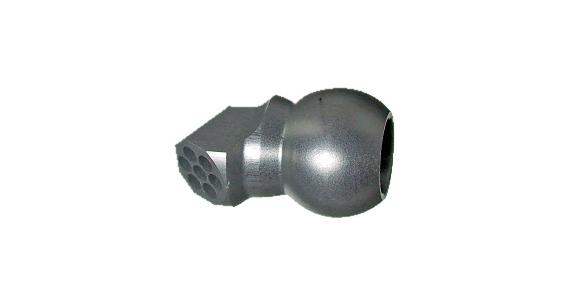 Specjalna złączka aluminiowa do przewodu giętk. płynu chłodzącego 1,8 mm/60° krótka