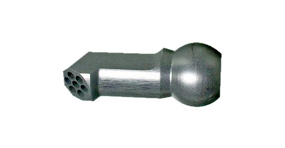 Specjalna złączka aluminiowa do przewodu giętk. płynu chłodzącego 1,8 mm/60° długa