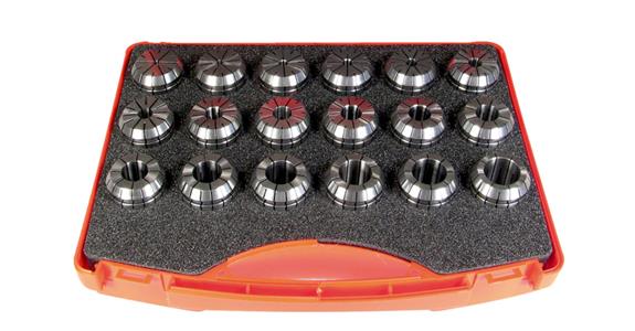Collet chuck set ER 20/428 E hole 2-13 mm 12 pieces