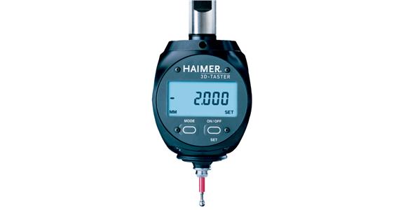 Digital 3D probe IP 67 acc. 0.001 mm, dust and splash water-protected.
