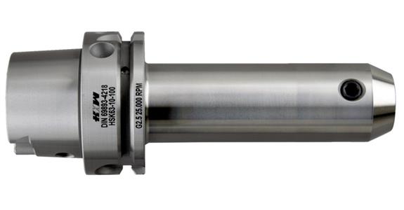 Oprawka frezarska DIN 69893 gwint dr. G2.5 25 000 obr./min HSK-A63 d=10 mm A=160 mm
