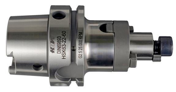Nasadzany trzpień frezarski Combi DIN 69893 HSK-A63 G2.5 25 000 obr./min d=27 mm A=60 mm