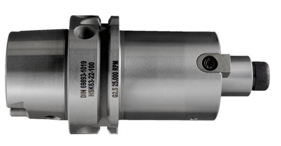 Trzpień gł. frezarskiej DIN 69893 HSK-A63 G2.5 25 000 obr./min d1=22 mm A=50 mm