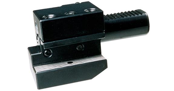 Square longitudinal mount, shank dia. 40 mm, right, shape C1, DIN 69880, part 4