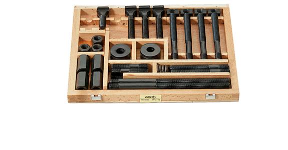 Clamping screw set for T-grooves nominal groove size 10 M 10