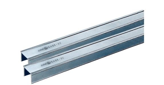T-groove cover for T-grooves 14 mm, made of aluminium profile, L=1000 mm