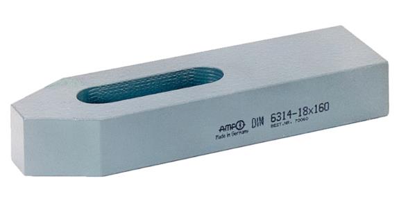 Simple clamp DIN 6314 groove width 18 mm L=125 mm
