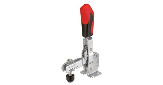 Vertical quick-action clamp horizontal base zinc-plated size 0