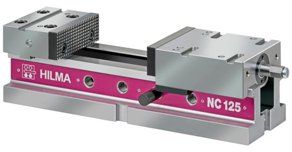 Hydrauliczne imadło maszynowe typu NC 100 mech.-hyd. szczęki o szer. 100 mm