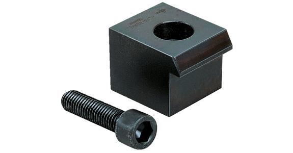 Adj. clamp set, clamping edge=24 mm, groove=14 mm for type EL/NC 100 and DS 100